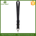 Alta qualidade simplesmente lanyard preto / clip de cordão